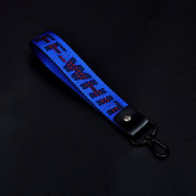 Load image into Gallery viewer, Off White Keychain Women Ribbon Phone Case Wallet Bag Key Chain 8colors Key Ring Llaveros Mujer Chaveiro 2019