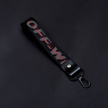 Load image into Gallery viewer, Off White Keychain Women Ribbon Phone Case Wallet Bag Key Chain 8colors Key Ring Llaveros Mujer Chaveiro 2019
